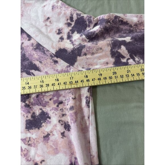 Athleta Girl in Your Element 2.0 Hoodie Moonstone Pink Purple White Dye XXL 16 - Picture 3 of 5